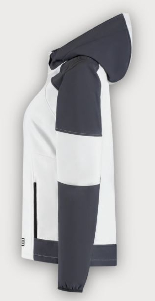 Tricorp Softshelljacke Kapuze Bicolor Redefined Damen, White-Anthracite