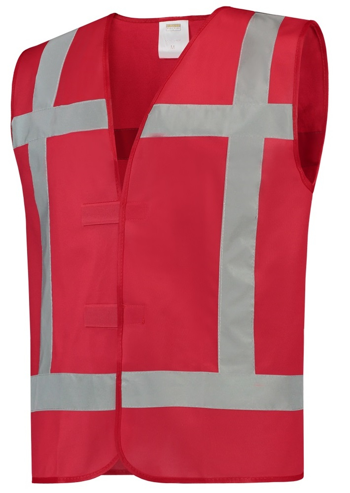 TRICORP-Warnschutz, Warnweste Reflexstreifen, Basic Fit, 130 g/m², red
