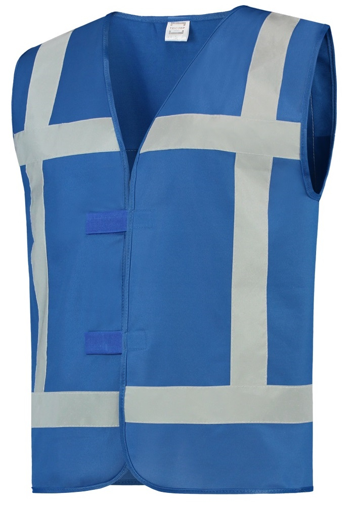 TRICORP-Warnschutz, Warnweste Reflexstreifen, Basic Fit, 130 g/m², royalblue