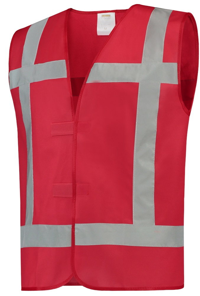 TRICORP-Warnschutz, Warnweste Reflexstreifen, Basic Fit, 120 g/m², red
