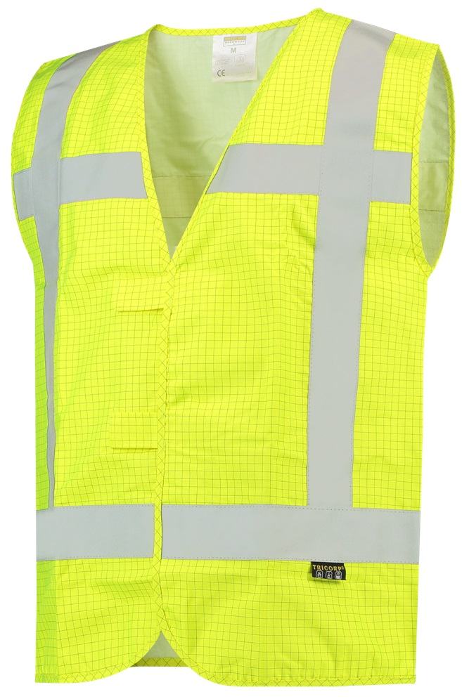 TRICORP-Warnschutz, Warnweste RWS Flammschutz, antistatisch, Basic Fit, 200 g/m, yellow