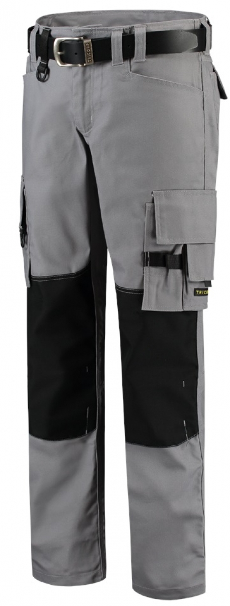 TRICORP-Workwear, Arbeitshose Canvas Cordura-Besatz, Basic-Fit, 300 g/m, grey-black