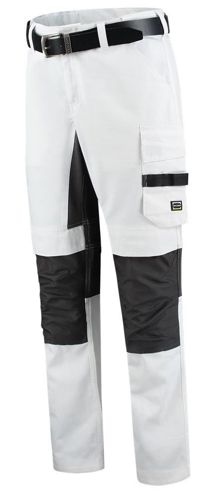 TRICORP-Workwear, Maler-Bundhose, Twill Cordura Stretch, 245 g/m², white-darkgrey