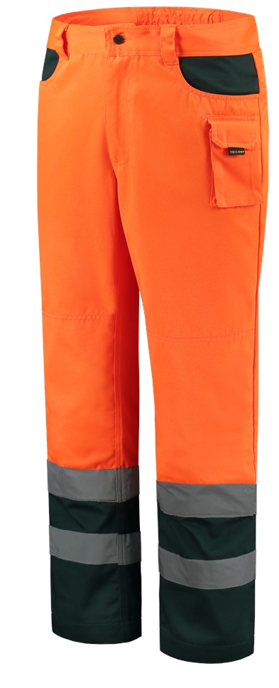 TRICORP-Warnschutz, rbeitshose EN ISO 20471 Bicolor, Basic Fit, 280 g/m, fluor orange-green