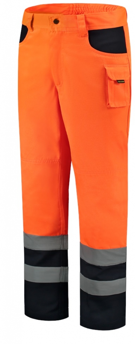 TRICORP-Warnschutz, Arbeitshose EN ISO 20471 Bicolor, Basic Fit, 280 g/m, fluor orange-navy
