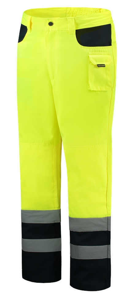 TRICORP-Warnschutz, Arbeitshose EN ISO 20471 Bicolor, Basic Fit, 280 g/m², fluor yellow-navy