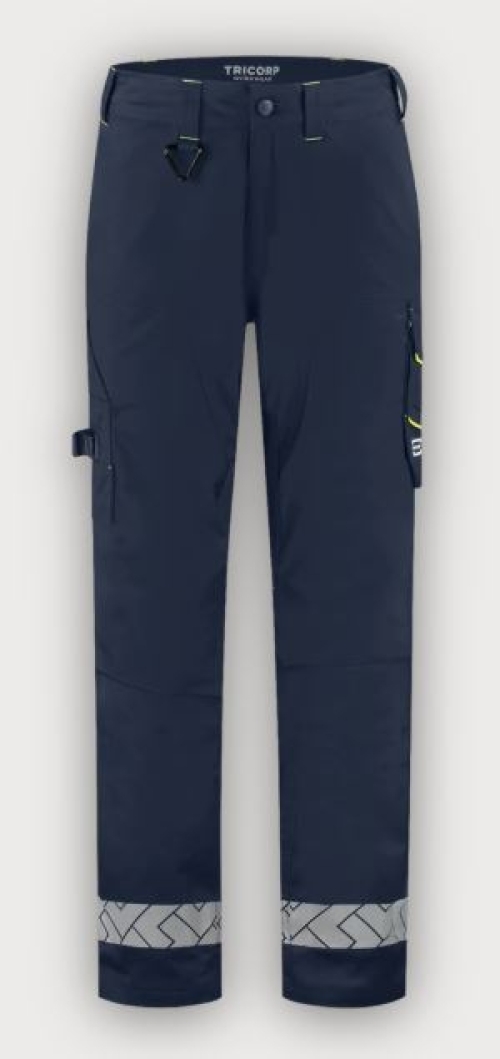Tricorp Arbeitshose Funktionelle Stretch Reflective Redefined, Ink-Fluor Yellow