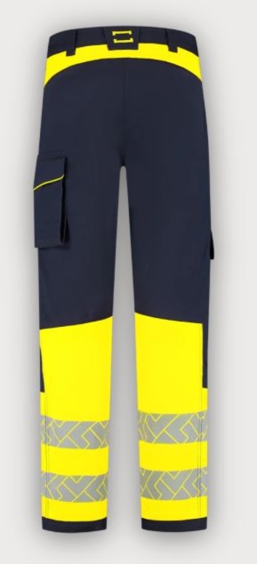 Tricorp Warnschutz Arbeitshose 2-Way Stretch High Vis Redefined, Ink-Fluor yellow