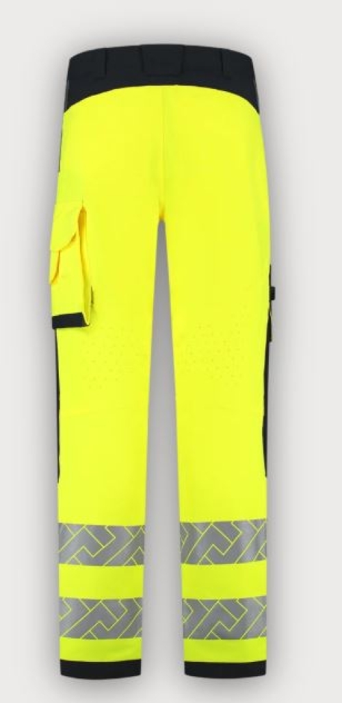 Tricorp Arbeitshose 4-Way Stretch High Vis Redefined Knieverstärkung, Fluor Yellow-Ink