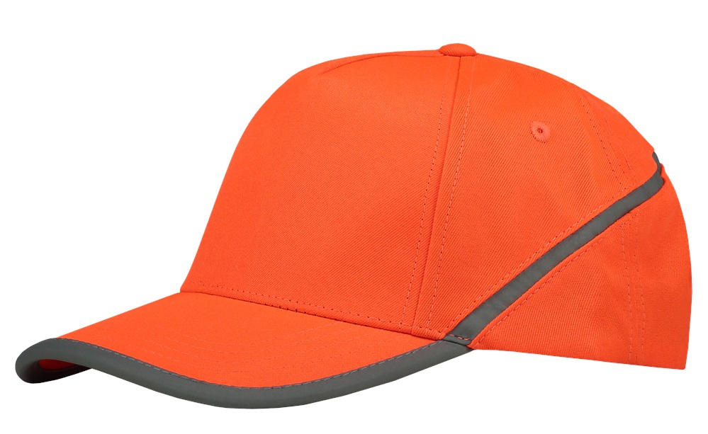 TRICORP-Warnschutz, Cap Reflexstreifen, Basic Fit, fluor orange