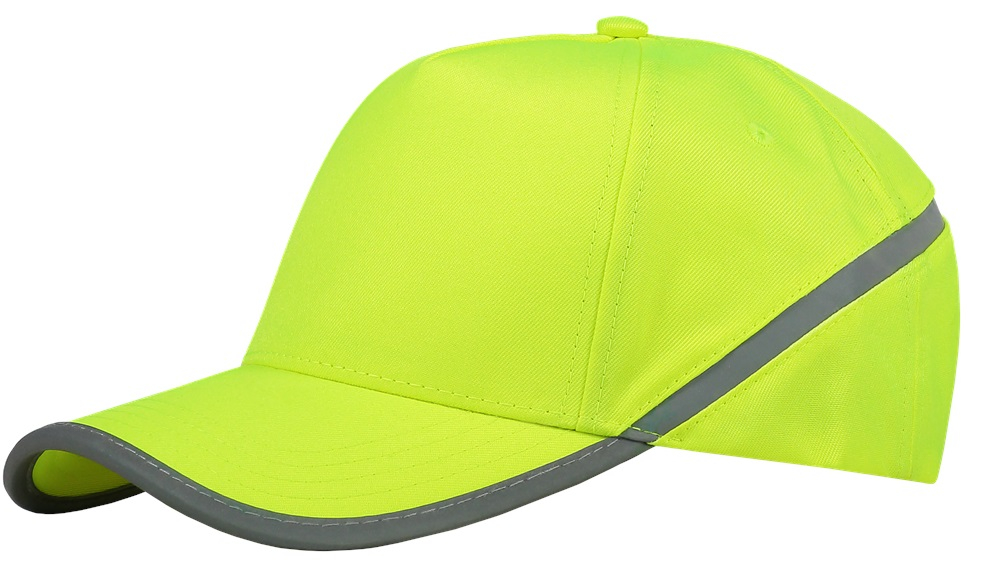 TRICORP-Warnschutz, Cap Reflexstreifen, Basic Fit, fluor yellow