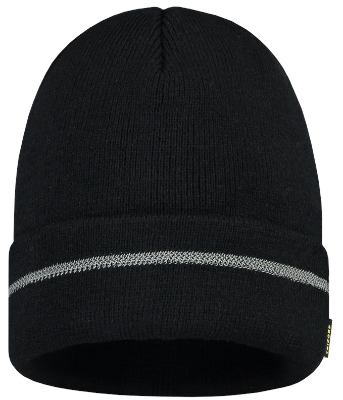 TRICORP-Workwear, Mütze Reflexstreifen, Basic Fit, black