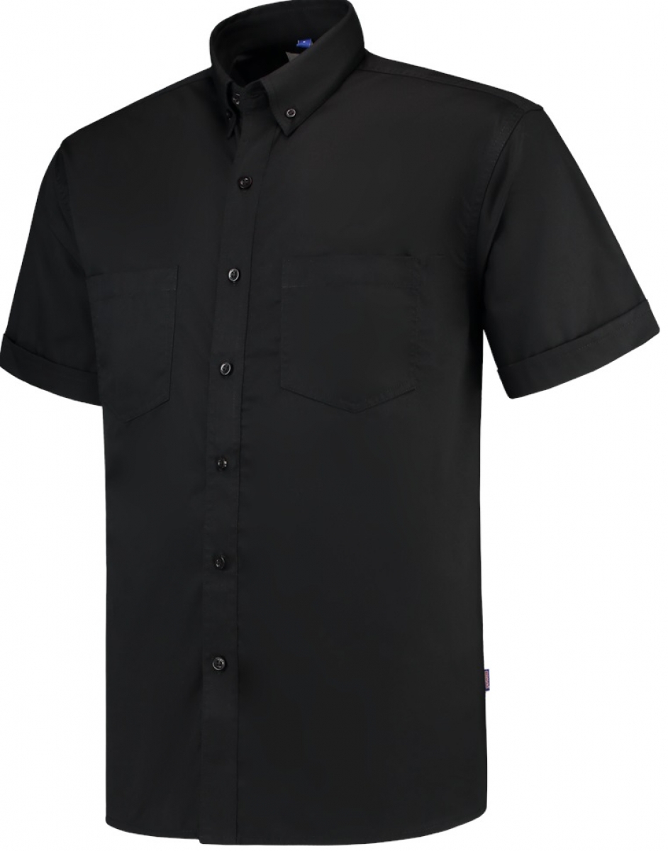 TRICORP-Workwear, Arbeitshemd Kurzarm Basis, Basic Fit, 150 g/m, black