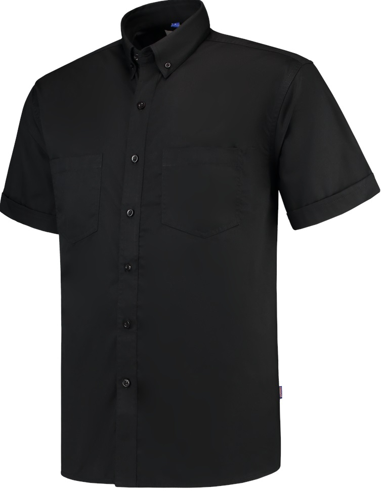 TRICORP-Workwear, Arbeitshemd Kurzarm Basis, Basic Fit, 150 g/m², black