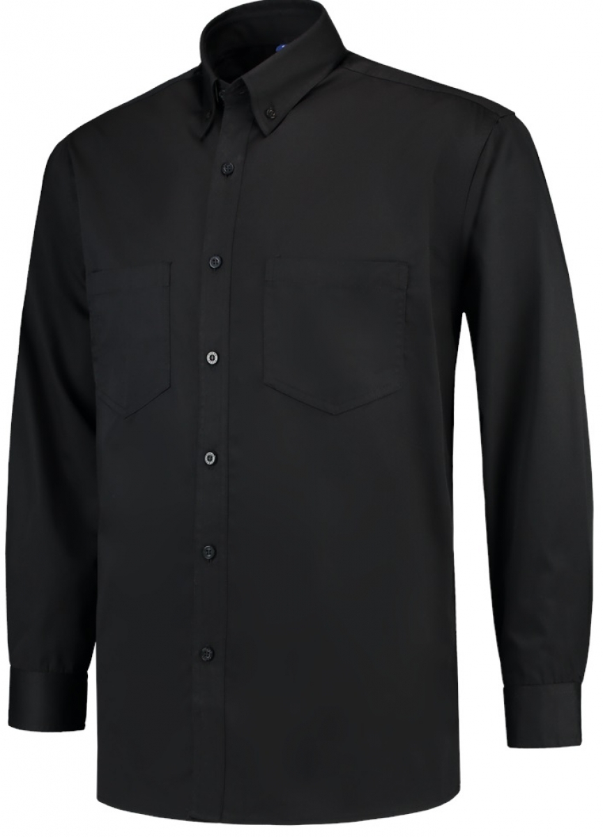 TRICORP-Workwear, Arbeitshemd Langarm Basis, Basic Fit, 150 g/m, black