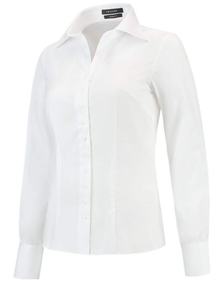TRICORP-Workwear, Bluse Slim Fit, Damen, 110 g/m², weiß