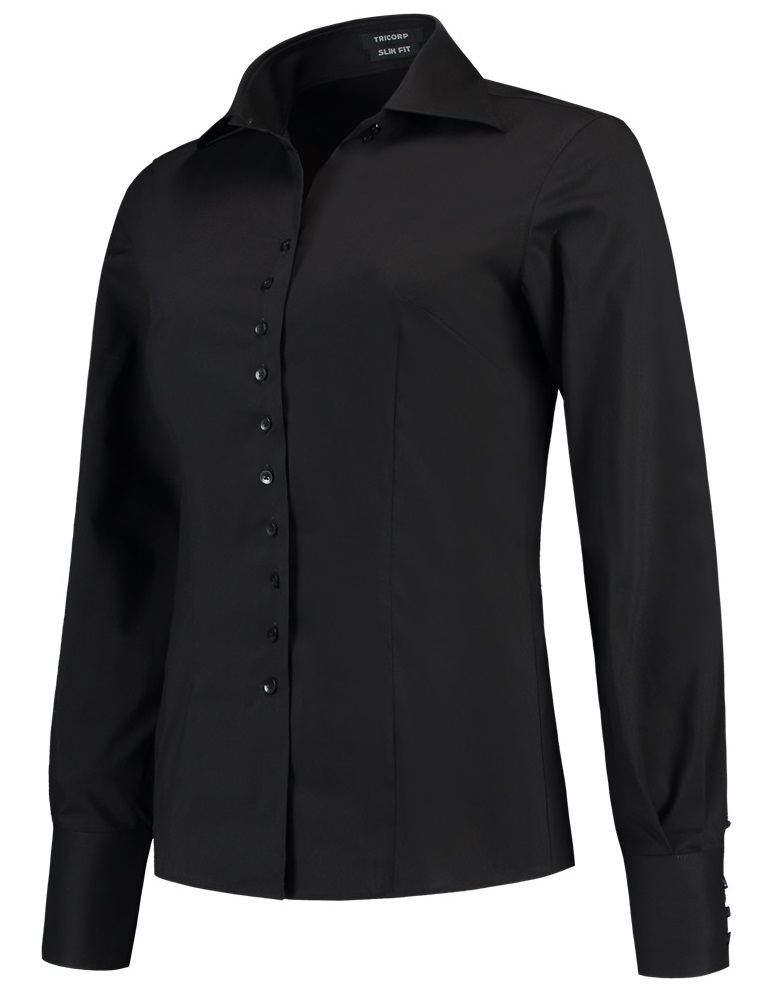 TRICORP-Workwear, Bluse Slim Fit, Damen, 110 g/m², black
