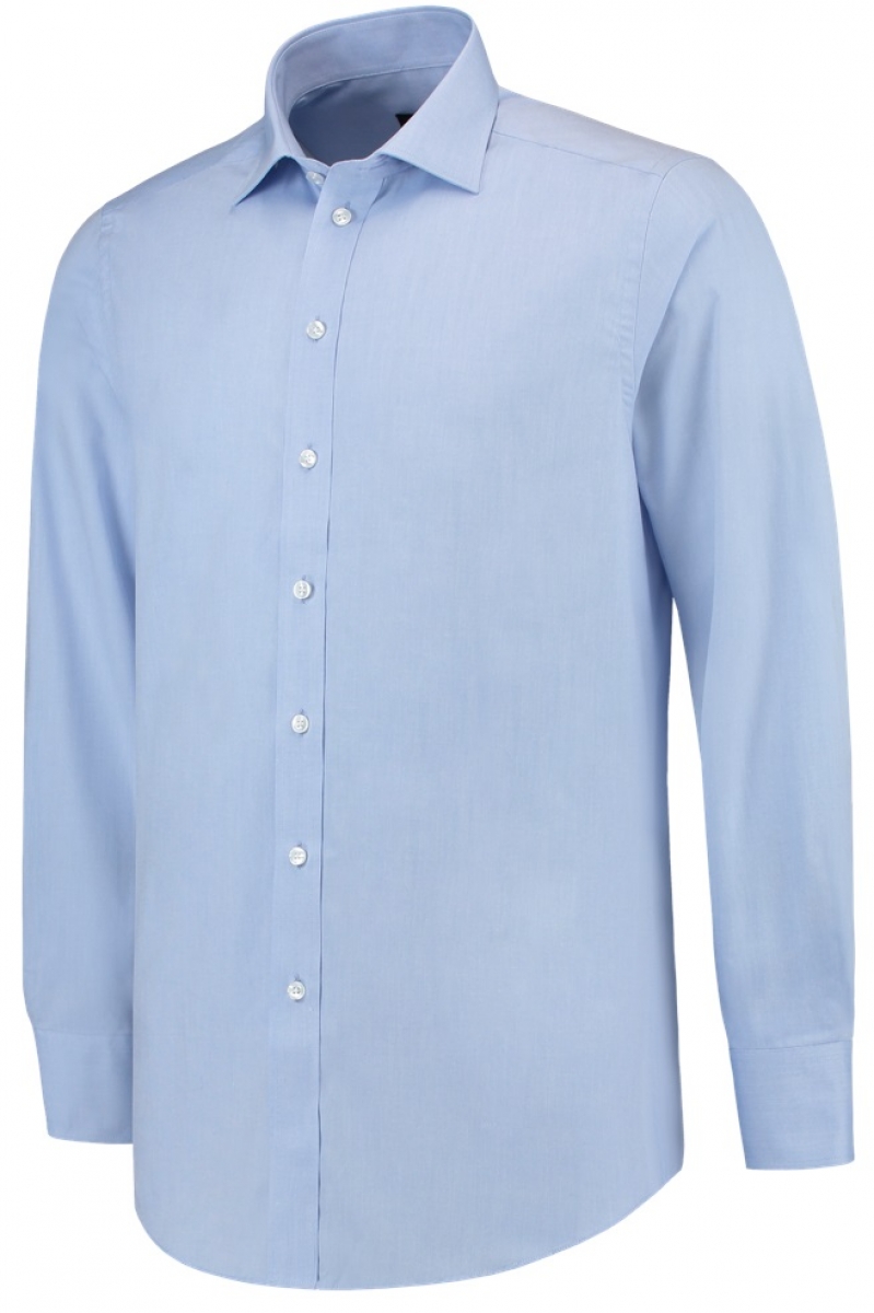 TRICORP-Workwear, Hemd Stretch, Basic Fit, 110 g/m, blue