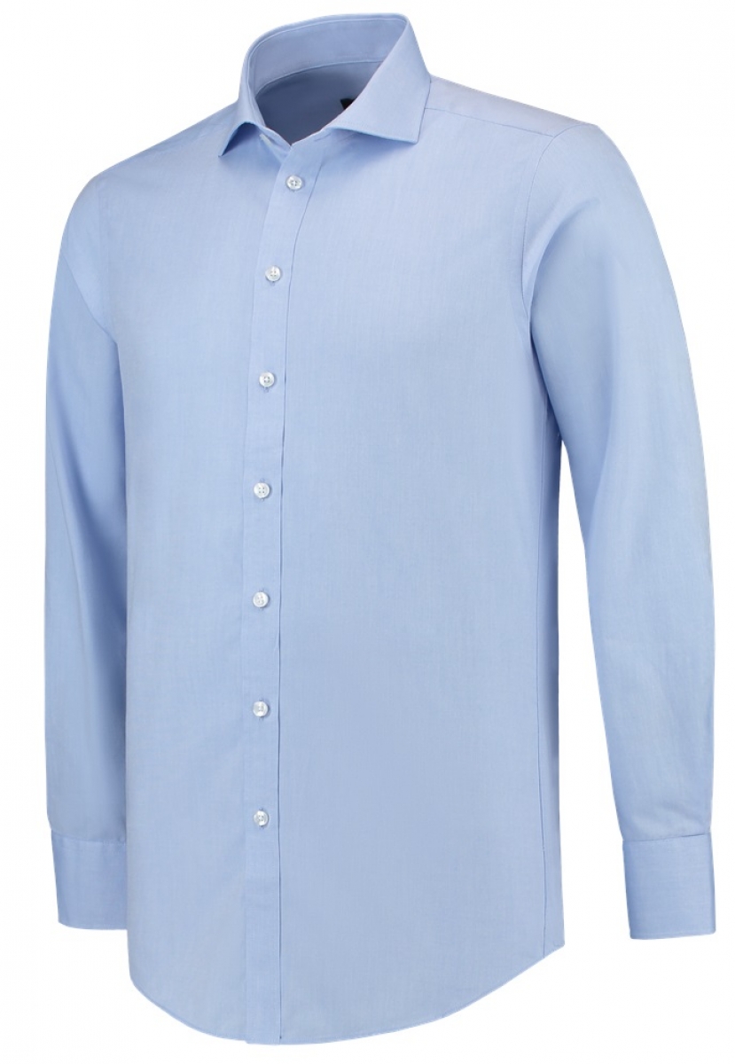 TRICORP-Workwear, Hemd Stretch, Slim Fit, 110 g/m, blue