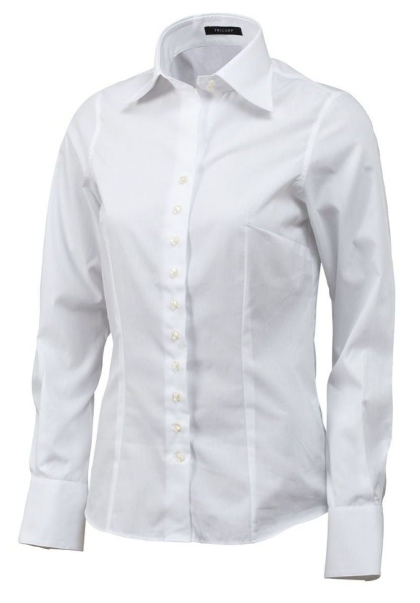 TRICORP-Workwear, Damenbluse, Slim Fit, 110 g/m, white