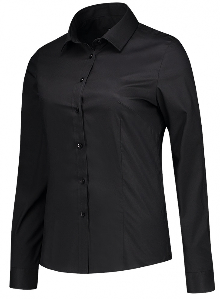 TRICORP-Workwear, Bluse Stretch, Basic Fit, 110 g/m, black
