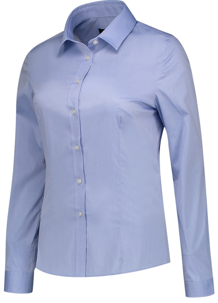 TRICORP-Workwear, Bluse Stretch, Basic Fit, 110 g/m², blue