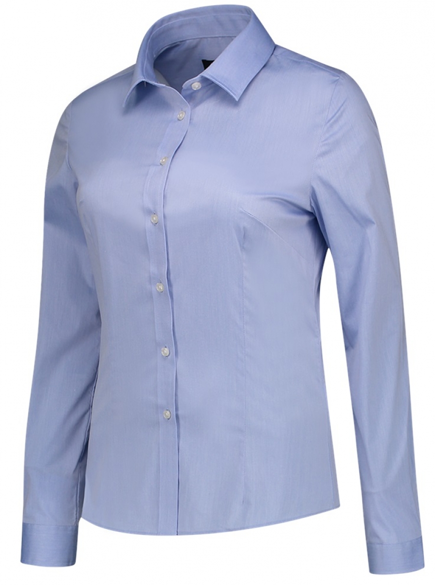 TRICORP-Workwear, Bluse Stretch, Slim Fit, 110 g/m, blue