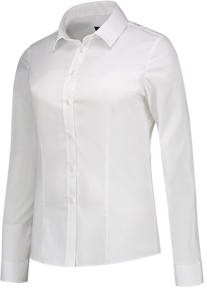 TRICORP-Workwear, Bluse Stretch, Slim Fit, 110 g/m², weiß