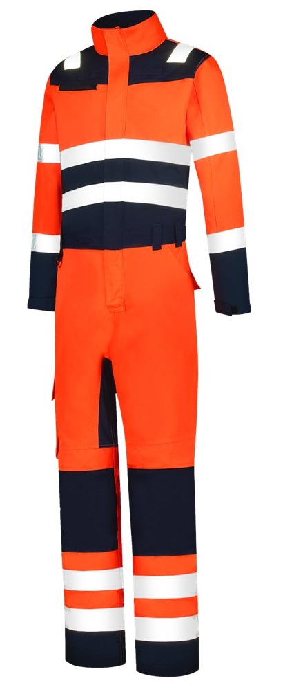 TRICORP-Warnschutz, Overall, Bicolor, Basic Fit, 280 g/m², orange-ink