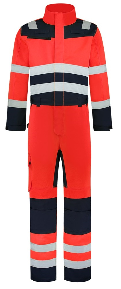 TRICORP-Warnschutz, Overall, Bicolor, Basic Fit, 280 g/m², red-ink
