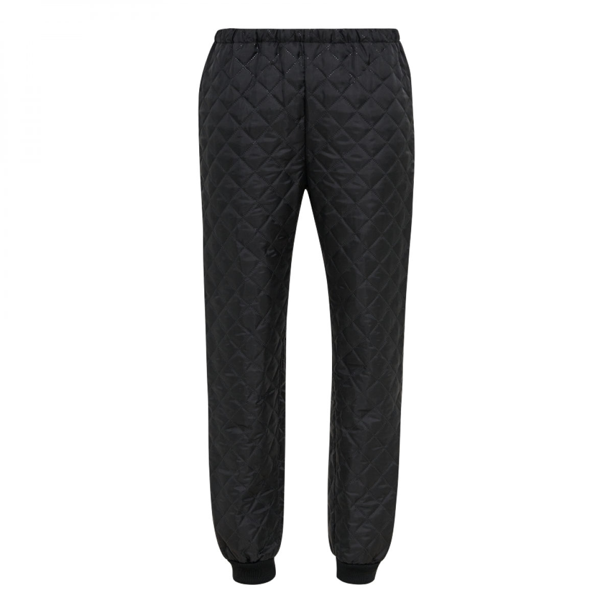 ELKA-Workwear, Kälte-Schutz, Thermo-Arbeits-Bund-Hose, Thermo und Faserpelz, 200g/m², schwarz