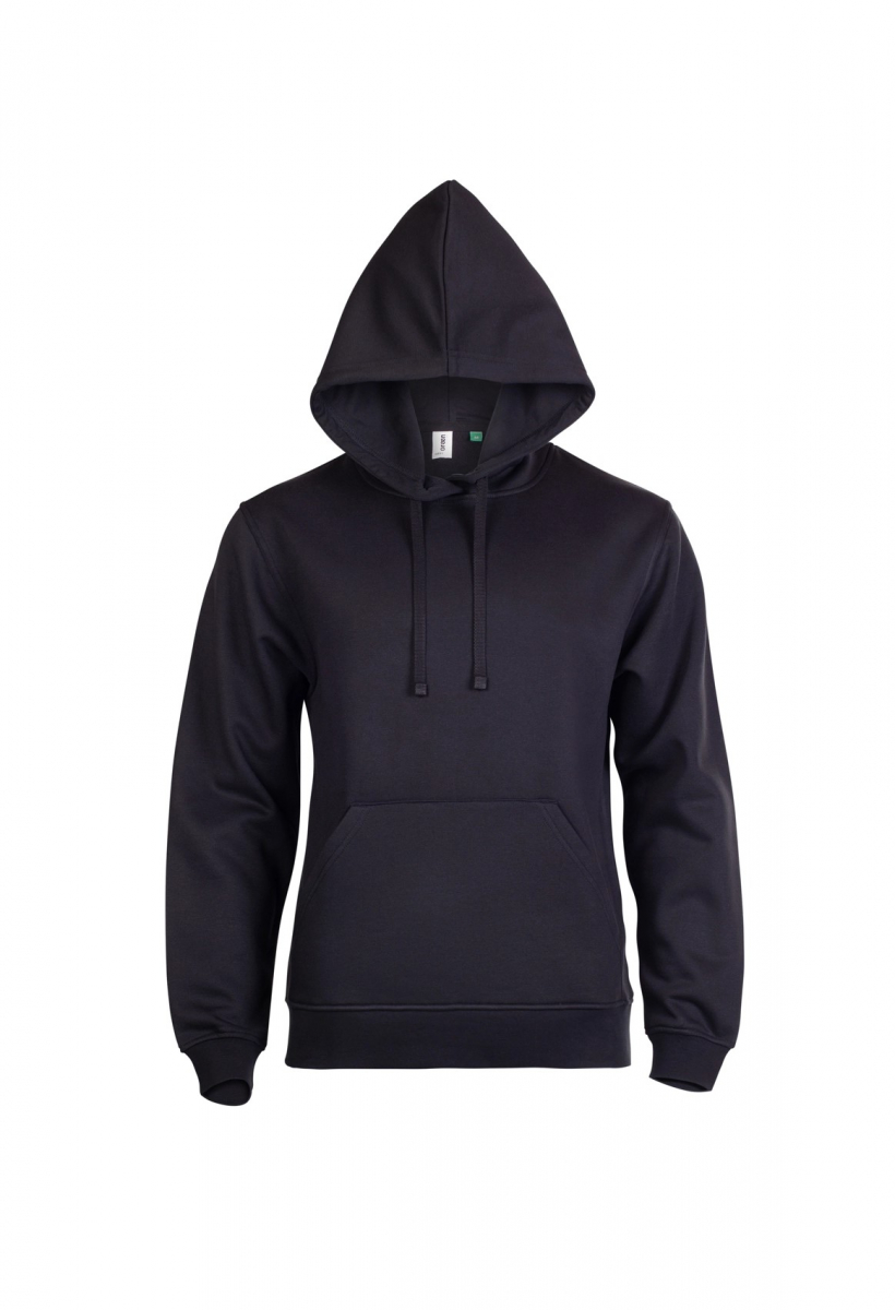 Uneek-Clothing-Eco Hoodie, schwarz