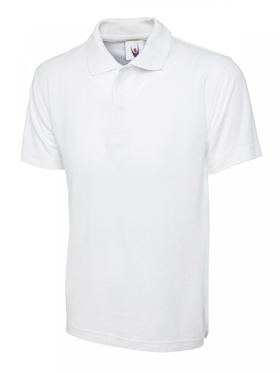 Uneek-Clothing-Classic Poloshirt, weiss