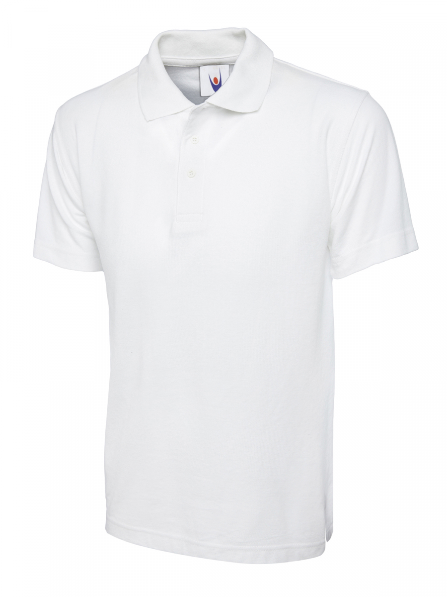 Uneek-Clothing-Childrens Poloshirt, weiß