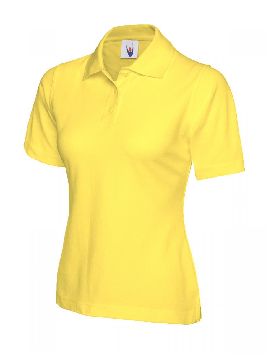Uneek-Clothing-Ladies Poloshirt, yellow