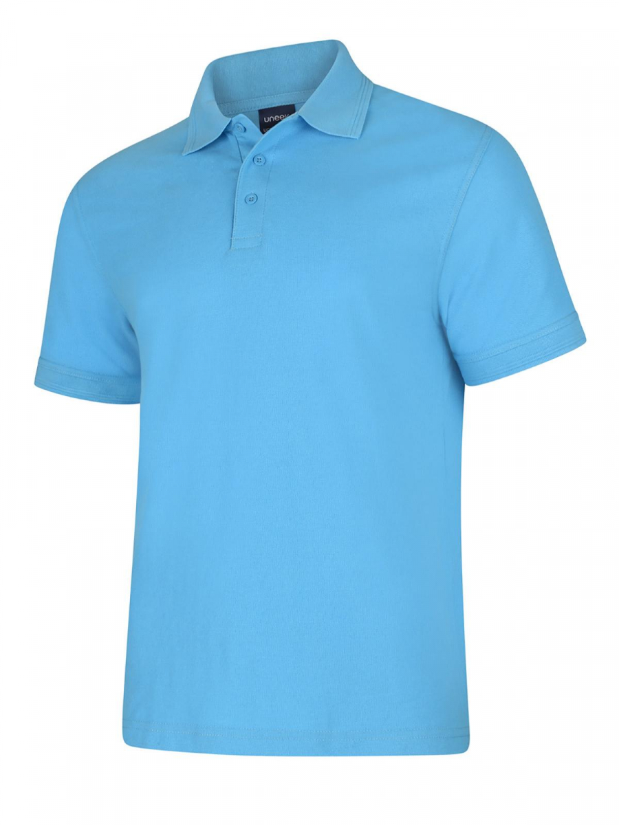 Uneek-Clothing-Deluxe Poloshirt, sky