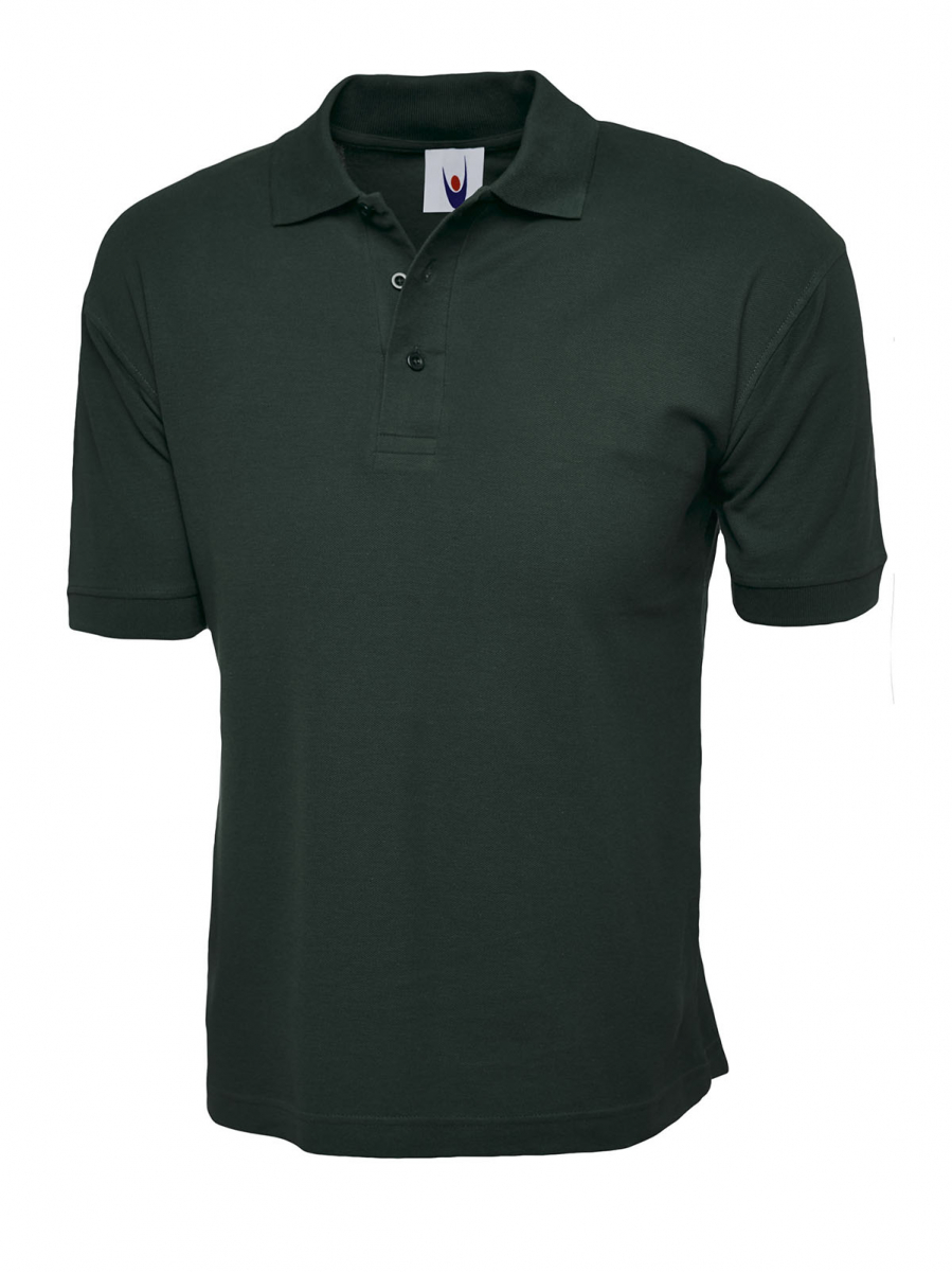 Uneek-Clothing-Cotton Rich Poloshirt, flaschengrün