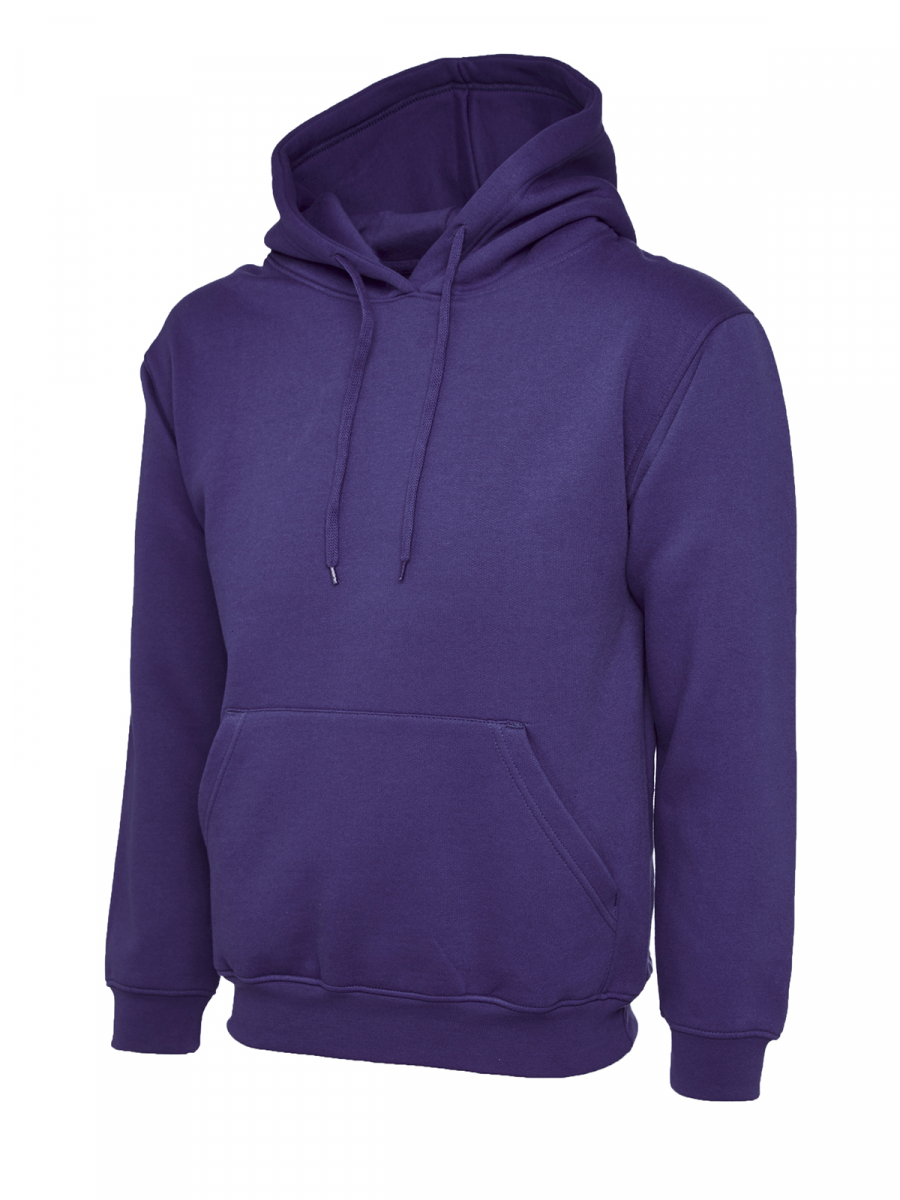 Uneek-Clothing-Deluxe Damen Hooded Sweatshirt, purple
