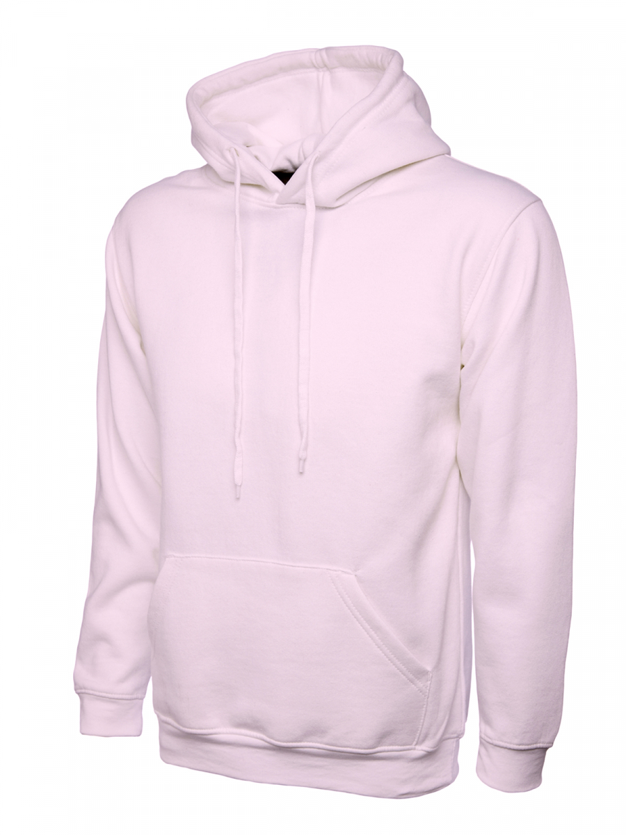 Uneek-Clothing-Deluxe Damen Hooded Sweatshirt, pink