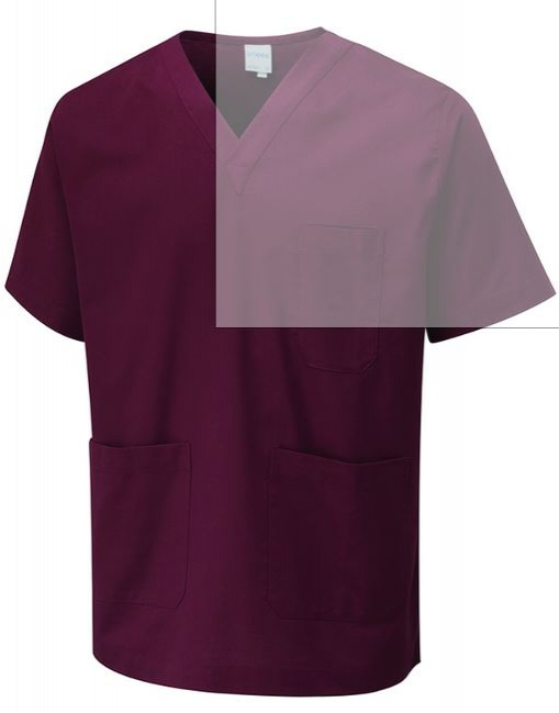 Uneek-Clothing-Schlupf-Kasack, maroon