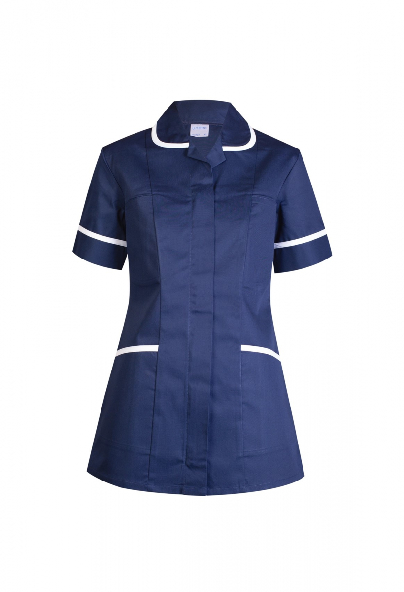 Uneek-Clothing-Damen-Premium Kasack, marine blau