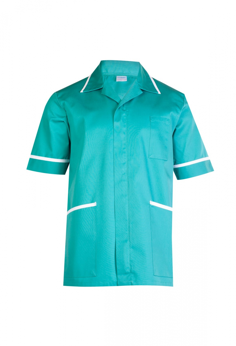 Uneek-Clothing-Herren-Premium Kasack, emarald grün