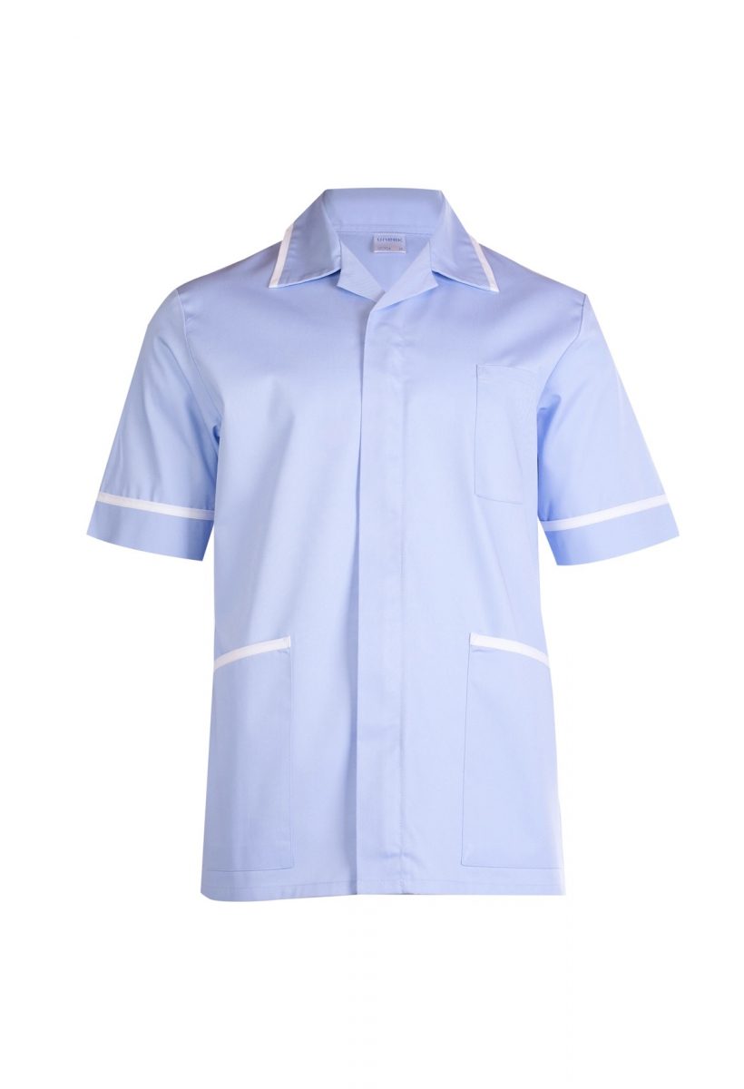 Uneek-Clothing-Herren-Premium Kasack, sky