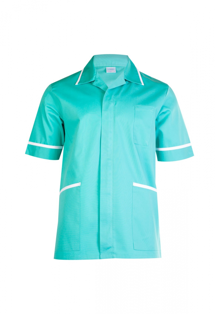 Uneek-Clothing-Herren-Premium Kasack, aqua