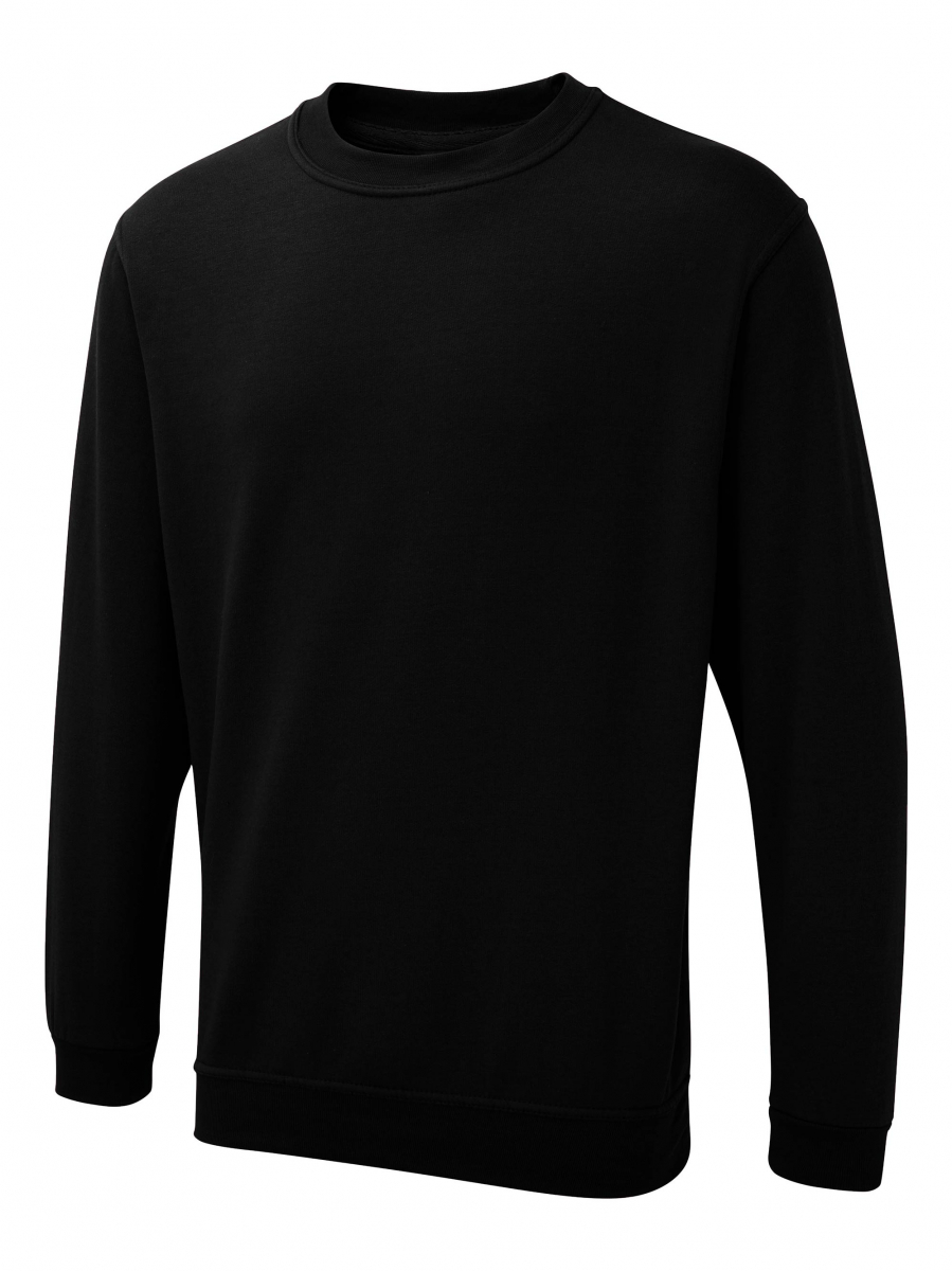 Uneek-Clothing-UX Sweatshirt, black