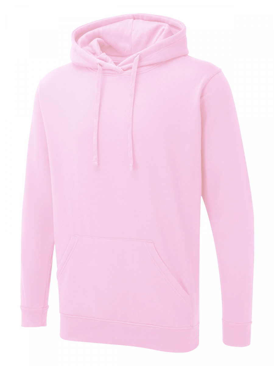 Uneek-Clothing-UX Hooded Sweatshirt, pink
