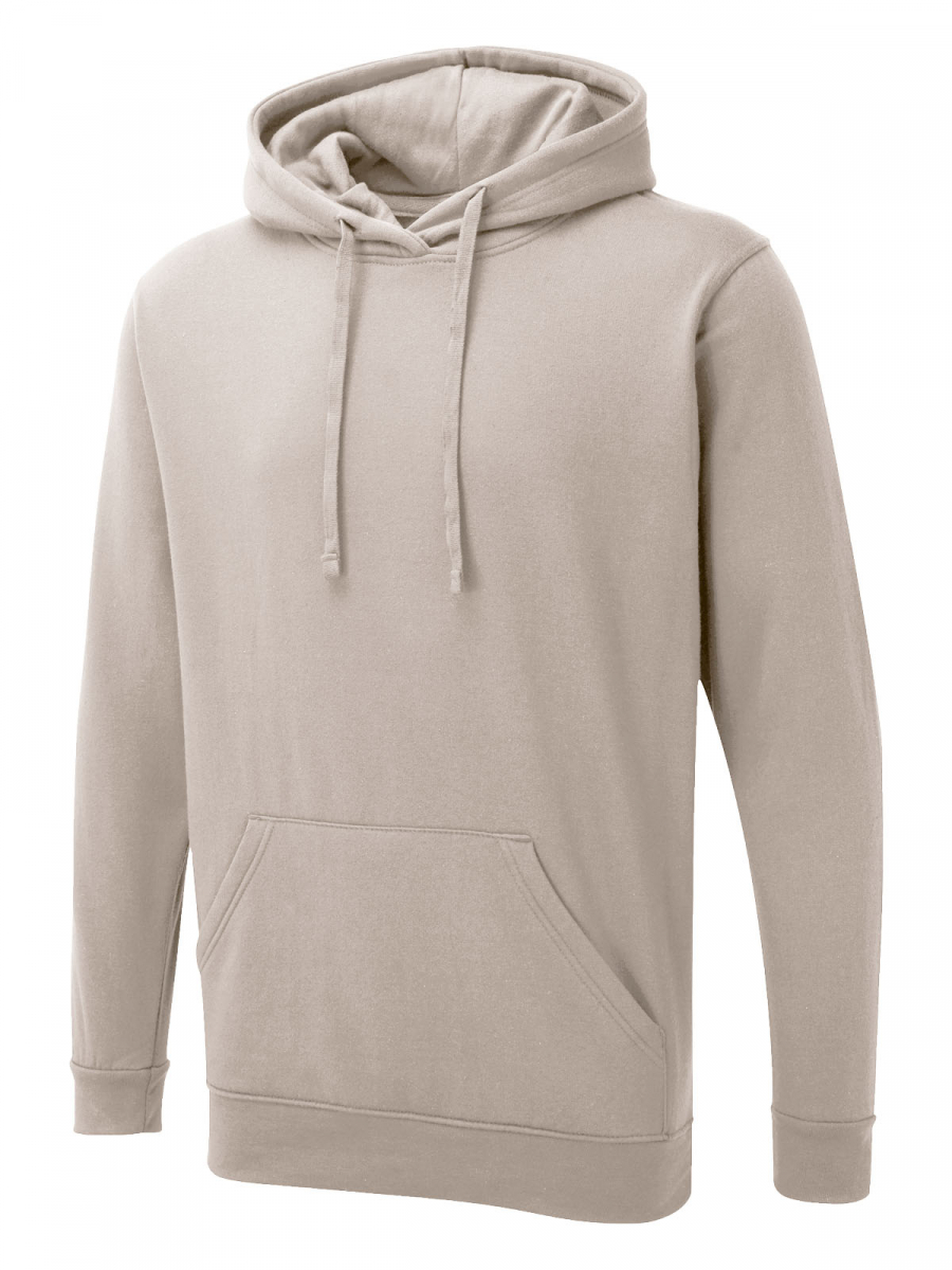 Uneek-Clothing-UX Hooded Sweatshirt, sand