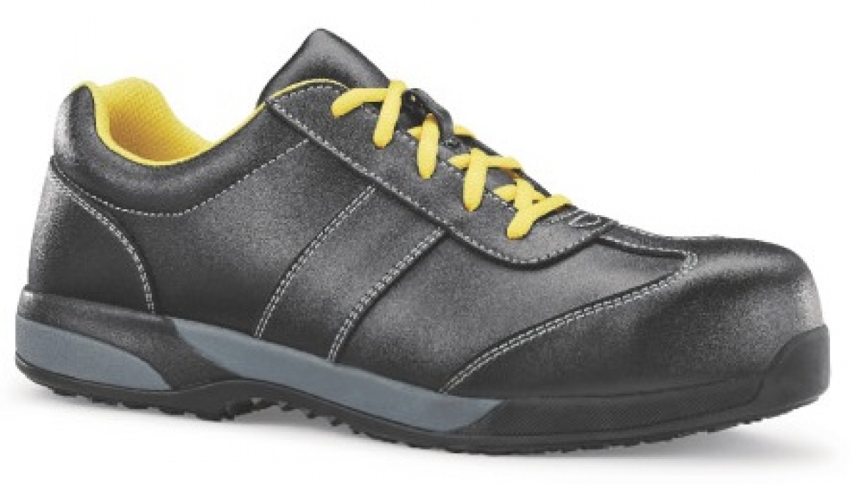 SFC-Footwear, S3-Arbeits-Berufs-Sicherheits-Schuhe, Halbschuhe, CLYDE, schwarz/gelb