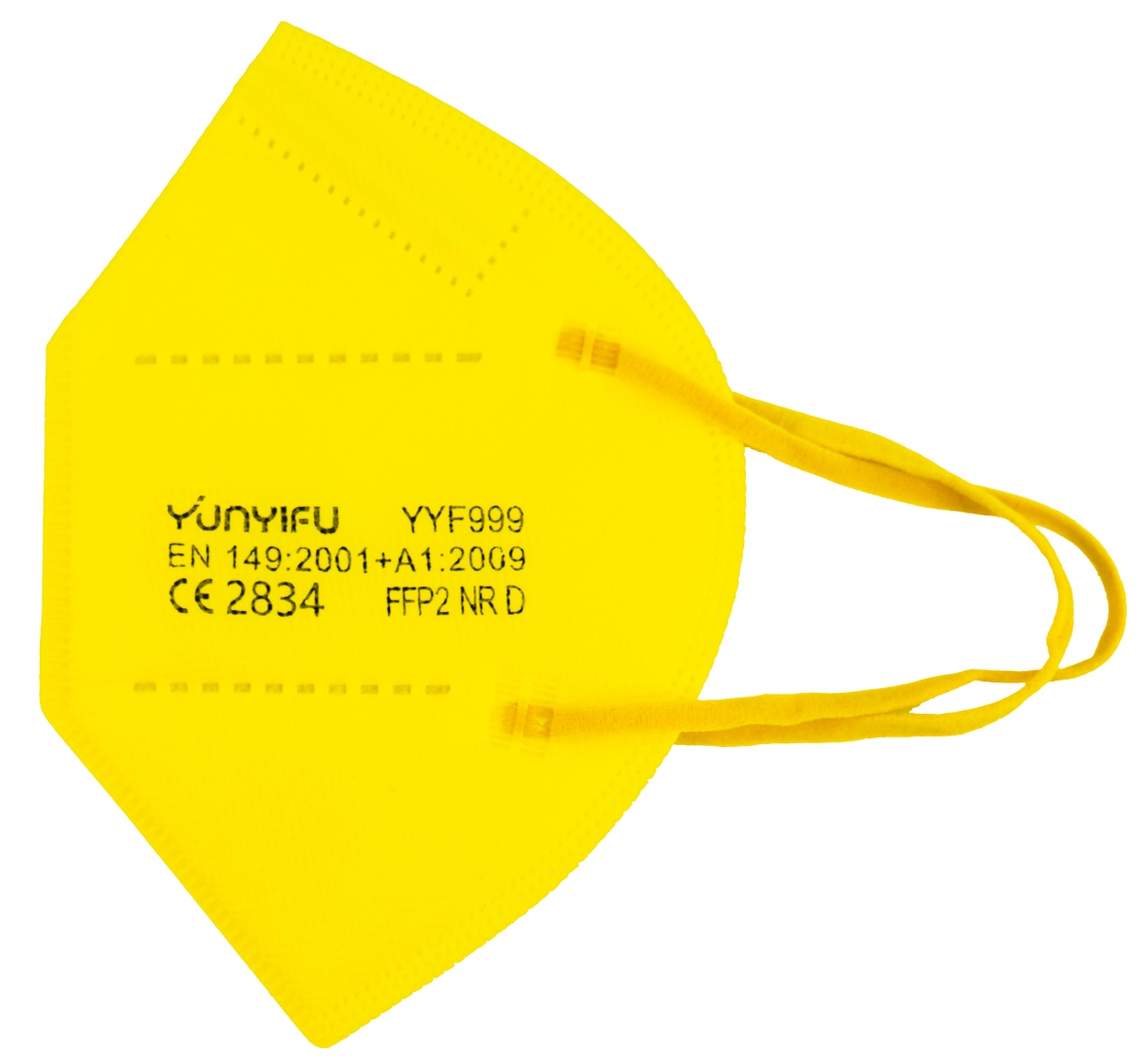 Atemschutz Mundschutz FFP 2 Maske, gelb, VE = 10 Stck