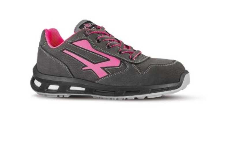 U Power-S3 Sicherheitsschuhe, Candy, ESD CI SRC, schwarz/pink